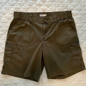 Sonoma Green Cargo Shorts Relaxed Fit